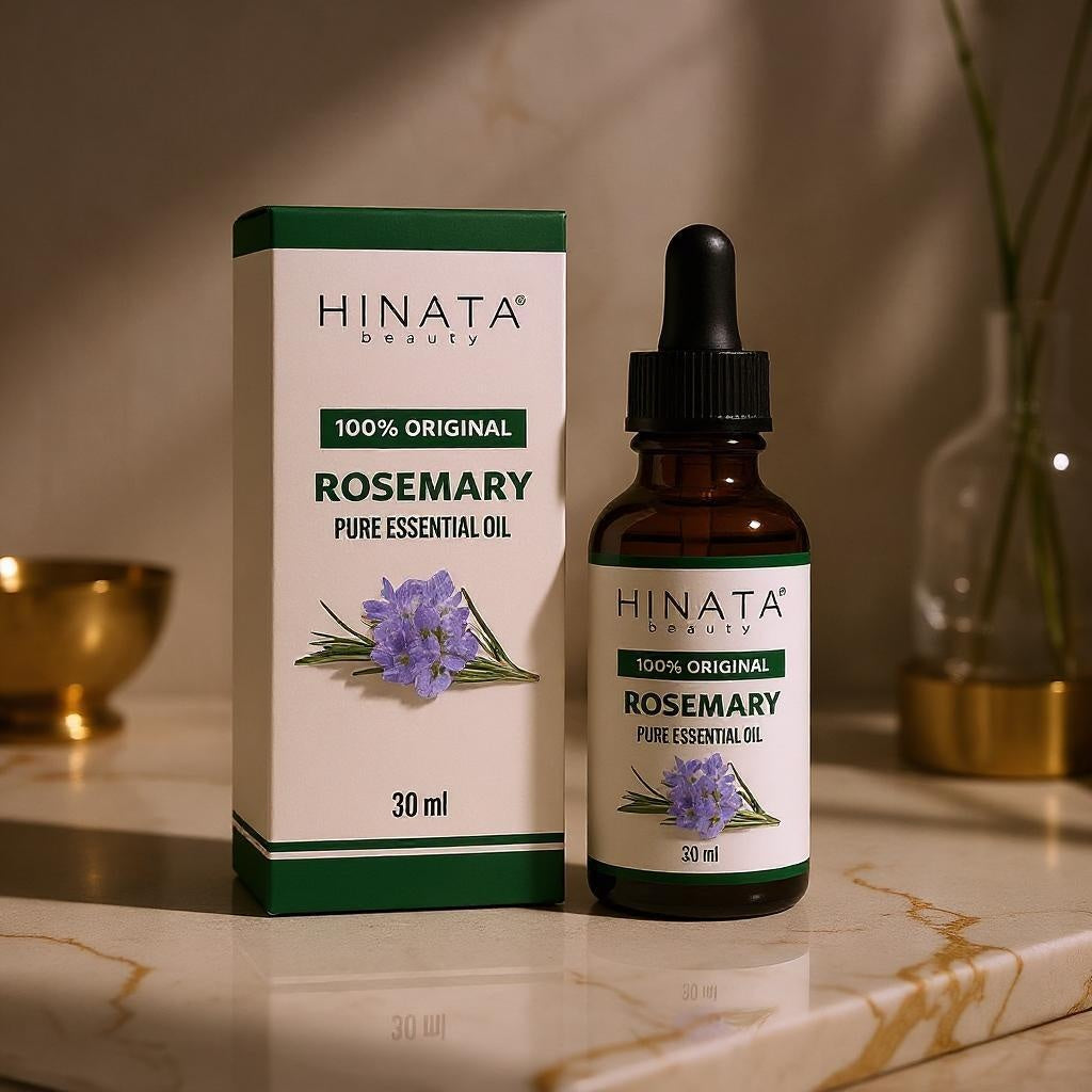 Hinata Beauty™ 100% Organic Rosemary Oil for Hair – Strengthen Roots & Boost Growth (30ml)