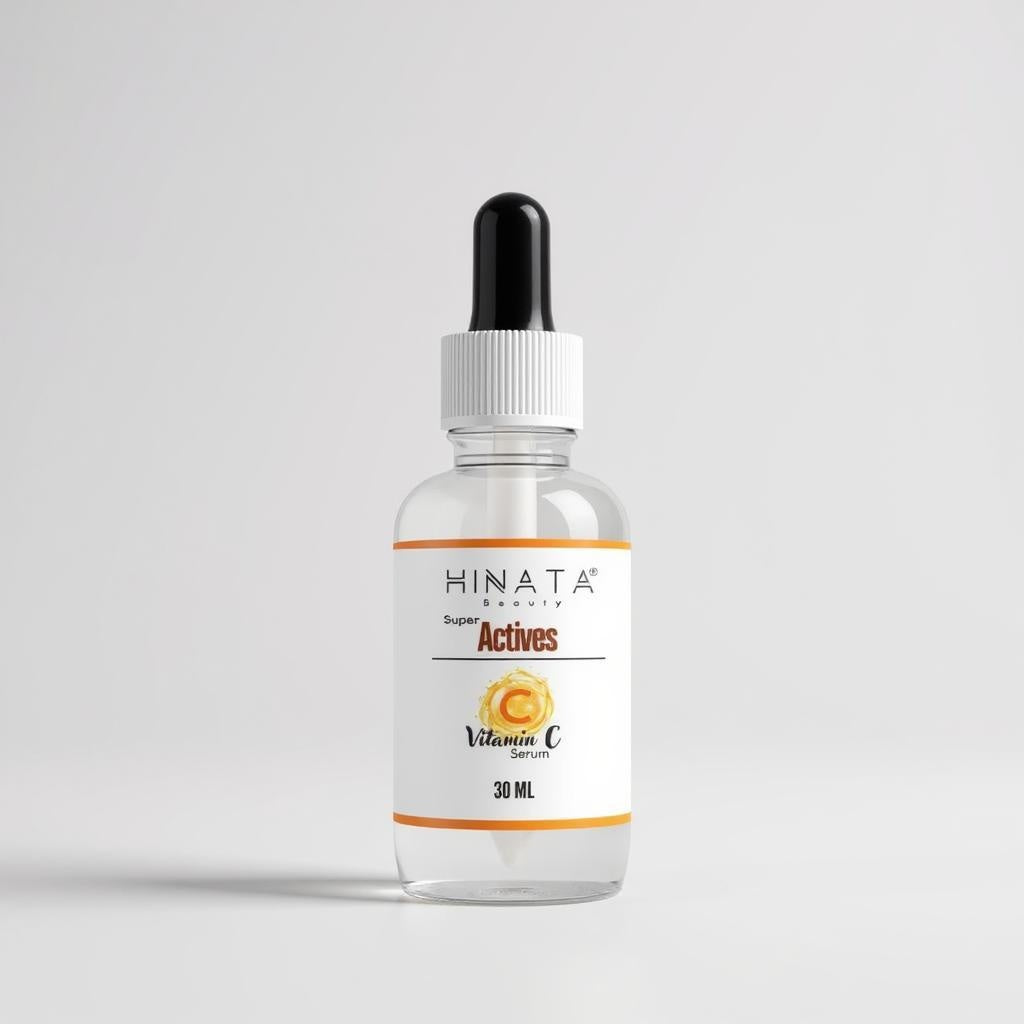Hinata Beauty™ Vitamin C Brightening Serum – Glow Boosting & Anti-Aging Formula for Radiant Skin (30ml)