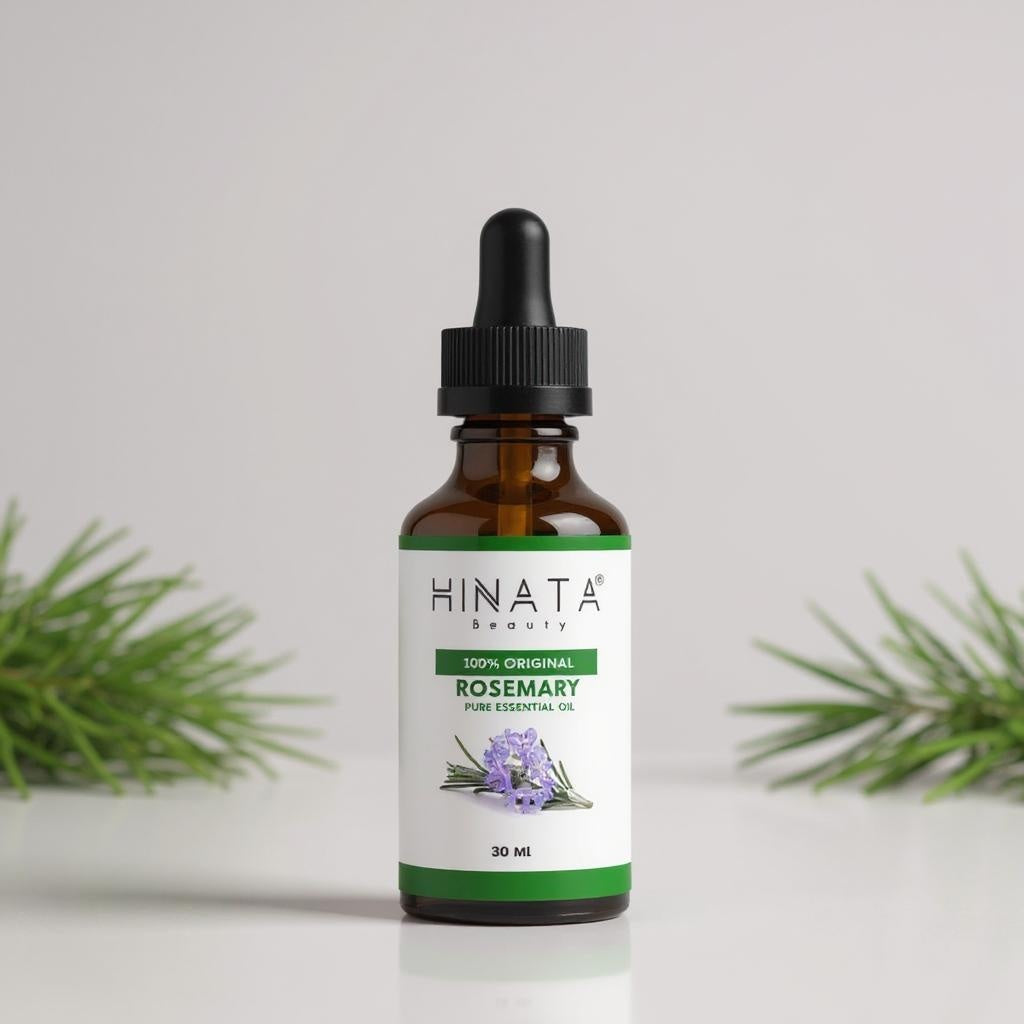 Hinata Beauty™ 100% Organic Rosemary Oil for Hair – Strengthen Roots & Boost Growth (30ml)