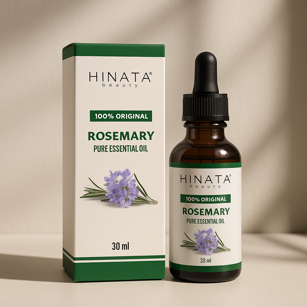 Hinata Beauty™ 100% Organic Rosemary Oil for Hair – Strengthen Roots & Boost Growth (30ml)
